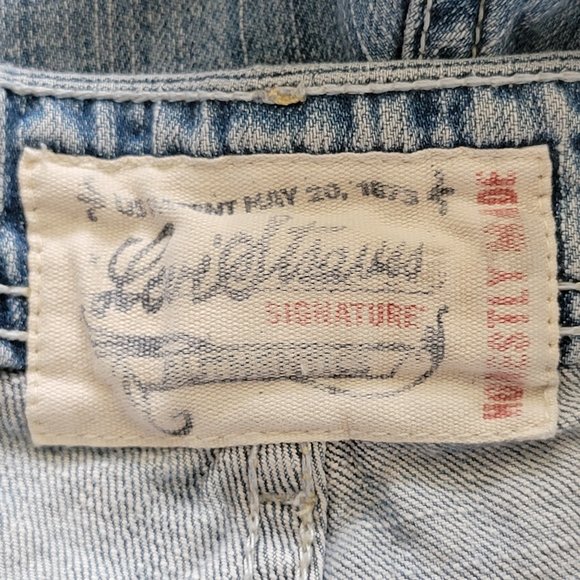 Levi Strauss Signature Vintage Denim Jean Shorts - Picture 13 of 16
